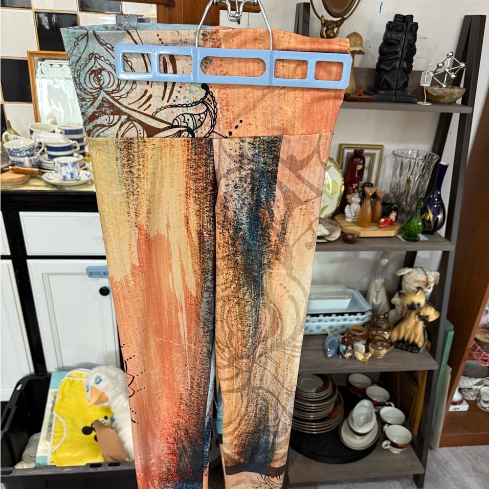Wearable Art Abstract Yoga Leggings